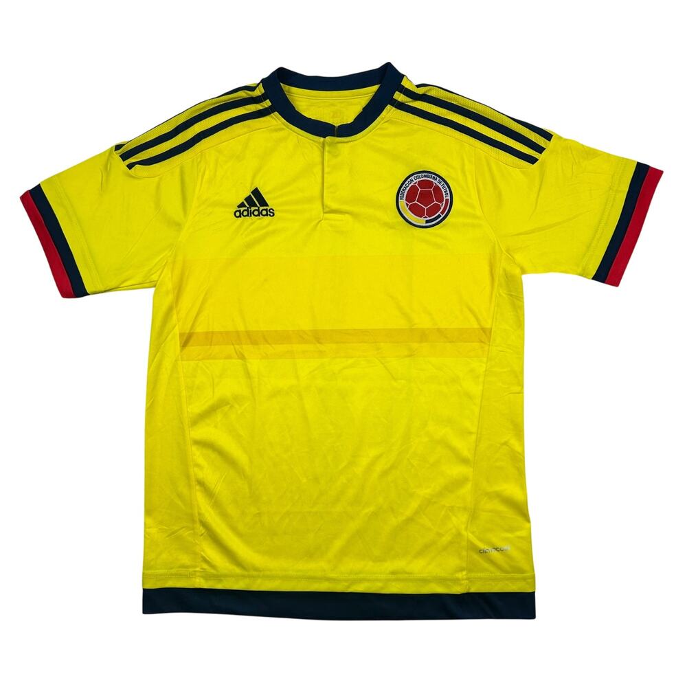 Adidas Colombia Home Soccer Jersey Yellow Football Shirt
